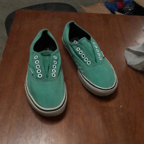 Green Authentic Vans - Picture 3 of 6